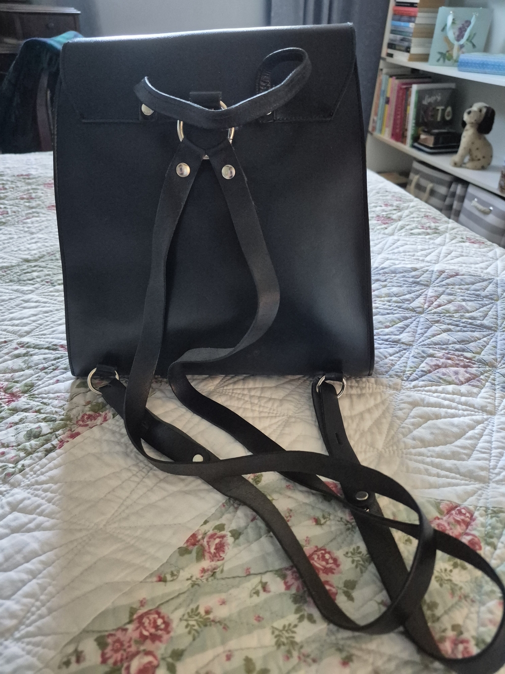 Classic Black Backpack - Picture 2 of 3